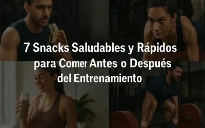 Snacks saludables pre y post entrenamiento: qué comer antes y después de entrenar
