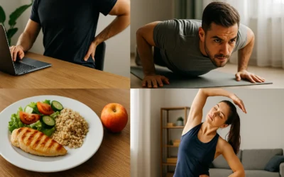 🏡 Fitness Durante el Home Office: Trucos para Moverte Más y Comer Mejor Trabajando Desde Casa 💪🥗